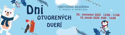 Deň otvorených dverí – pozvánka