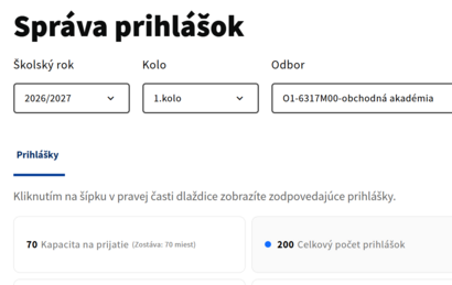 Uzavretie podávania prihlášok svojej ZŠ
