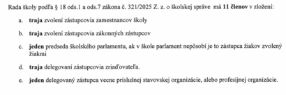 Voľby členov do Rady školy